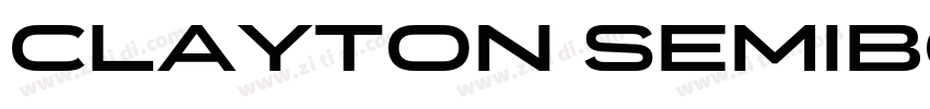 Clayton SemiBold字体转换